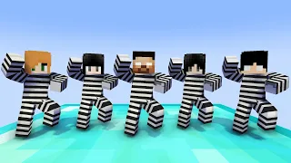 MONSTER SCHOOL : GANGNAM STYLE PRISON HEROBRINE FAMILY - MINECRAFT ANIMATION