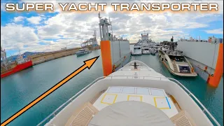 Loading On To A SuperYacht Transporter