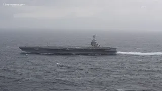 USS Gerald R. Ford Carrier Strike Group moves into the Eastern Mediterranean in support of Israel