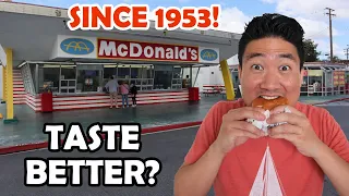 Eating at the Oldest Operating MCDONALD'S in the World (Full Review)