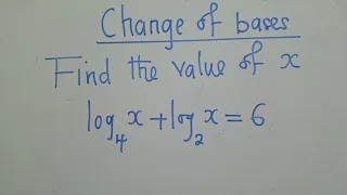 Change of Base, Logarithm