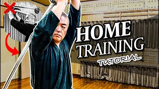 How Most People Get Uke-Nagashi Wrong |  Home Kenjutsu Training Tutorial