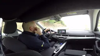 Driving Audi A4 B9 GoPro