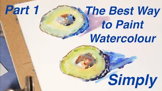 Learning How to Paint Simply and Freely in Watercolour