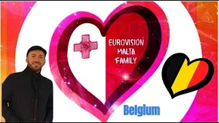 Belgium 2024  Reaction - Eurovision Malta Family