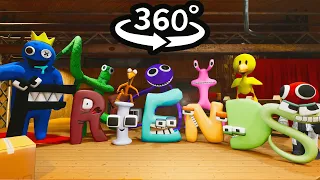 360° Rainbow Friends vs Alphabet Lore FRIENDS