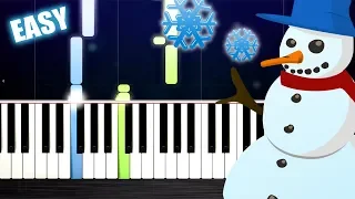 Let It Snow! - EASY Piano Tutorial by PlutaX