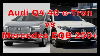 2024 Audi Q4 40 e-tron Premium vs Mercedes-Benz EQB 250+ SUV (Side by Side Comparison)