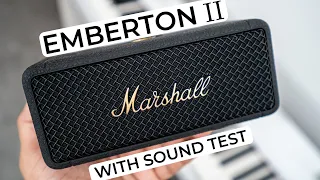 Marshall Emberton 2 Review - Best Portable Speaker? With Sound Test