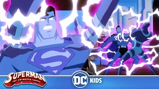 Superman: The Animated Series | Parasite Zapps Superman's Powers |  @dckids