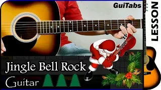 How to play JINGLE BELL ROCK 🎸🎄🎅 - Bobby Helms / GUITAR Lesson 🎸 / GuiTabs #014 A