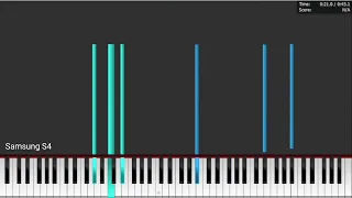 Samsung S1 to S9 Boot Sounds in MIDI Files (Piano From Above)