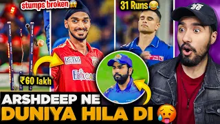 Arshdeep bhai yeh MEHENGA PADHEGA 😂 | Stumps broken🔥 | MI vs PBKS