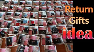 शादी के भी रिटर्न गिफ्ट होते हैं। Return wedding Gift idea