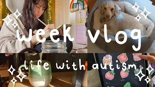 realistic week for me, life with autism ♡ autism acceptance month