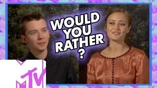 Asa Butterfield & Ella Purnell Play WOULD YOU RATHER: Peculiar Edition | MTV Movies