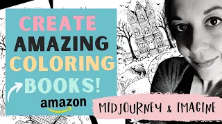 Make Money With Ai Coloring Books Using Midjourney & IMAGINE!