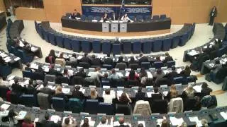 Simulation of European Parliament Session at Model European Union 2013