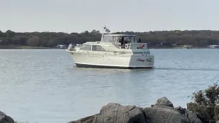 1968 42’ Chris Craft Commander Morning Cruise