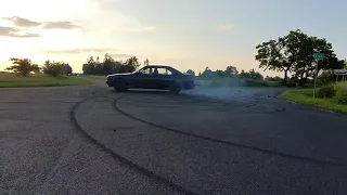 BMW E34 540i drift palenie gumy m60b40 V8