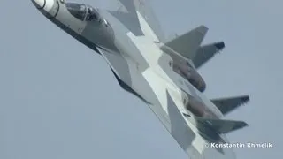 Су-57 Сухой Т-50 ПАК ФА 100 лет ВВС 2012