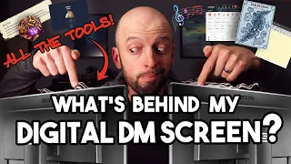 What's Behind My Digital DM Screen? (Everything I use to run D&D online)