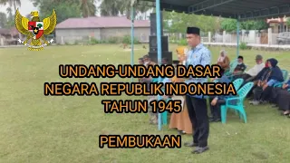 PEMBUKAAN UNDANG-UNDANG DASAR NEGARA REPUBLIK INDONESIA TAHUN 1945 /Pembukaan UUD '45/Sarana Belajar