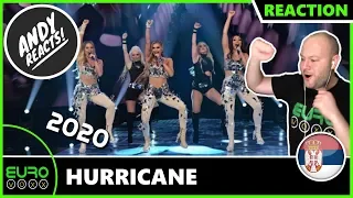 SERBIA EUROVISION 2020 REACTION: Hurricane - Hasta La Vista (BEOVIZIJA 2020) | ANDY REACTS!