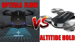 Optical flow Drone VS Altitude hold Drone