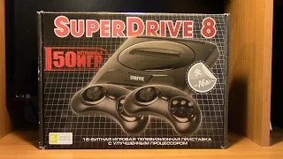 Игровая приставка Super drive 8 аналог Сеги Китай