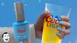 Coors Light’s Nail Polish Changes Color At Ideal Beer-Drinking Temperature