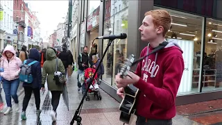 Martin McDonnell Live Cover of Someone I Used to Know Grafton Street Dublin