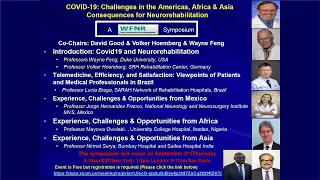COVID-19: Problems in the Americas, Africa and Asia. Consequences for Neurorehabilitation