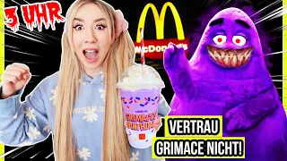 BESTELLE verfluchten GRIMACE SHAKE von MCdonalds das Birthday Menu um 3 Uhr (ES will mich FANGEN)