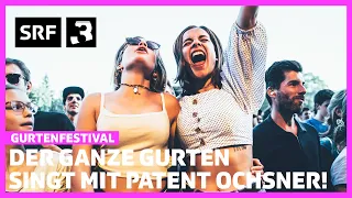 Gurtenfestival: Der ganze Gurten singt mit Patent Ochsner l Festivalsommer 2020 l Radio SRF 3