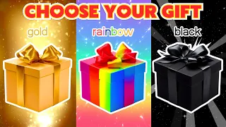 ESCOLHA O SEU PRESENTE GOLD RAINBOW BLACK 🎁🎁 ELIGE TU REGALO 🎁 CHOOSE YOUR GIFT GOLD RAINBOW BLACK 🎁