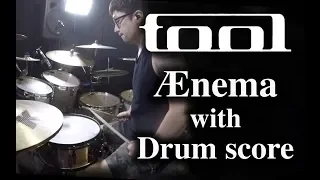 TOOL - Ænema (Drum cover & score)