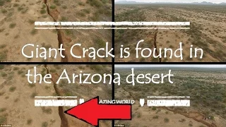 Two-mile crack is found in the Arizona desert