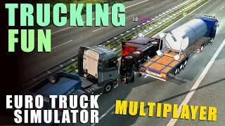 SATURDAY NIGHT TRUCKING FUN! - Euro Truck Simulator 2 Multiplayer