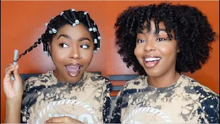 HOW TO | EASY PERM ROD SET ON NATURAL HAIR | Jaterra Bria'Na