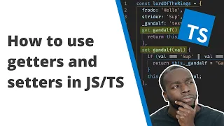 How to use getters and setters in Javascript / Typescript