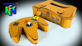 Making a Nintendo 64 out of Cardboard