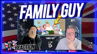 British Guys React to Family Guy Roasting America!