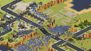 Red Alert 2 | Extra Hard Ai | 7 Vs 1 | Unholy Aliance Map | 7 Random Vs France