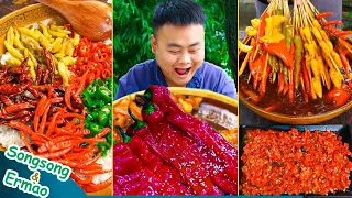 Super Spicy Foods Challenge! I can't live without chili | Weird Chinese Foods | TikTok Funny Videos