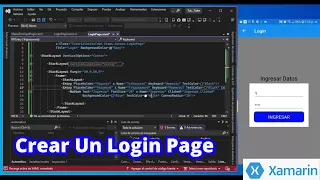 Crear Login En xamarin Forms