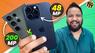 iPhone 15 Pro Max vs Samsung Galaxy S23 Ultra Camera Comparison - Camera King யார்? 👑