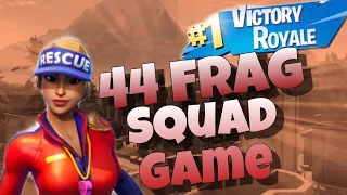 CRAZY 44 FRAG Squad Game! - Fortnite Battle Royale Gameplay - Undar789