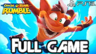 CRASH TEAM RUMBLE Gameplay Walkthrough FULL GAME (4K 60FPS) No Commentary