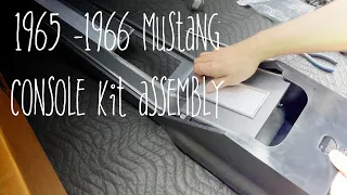 1965 -1966 Mustang Console Kit Assembly